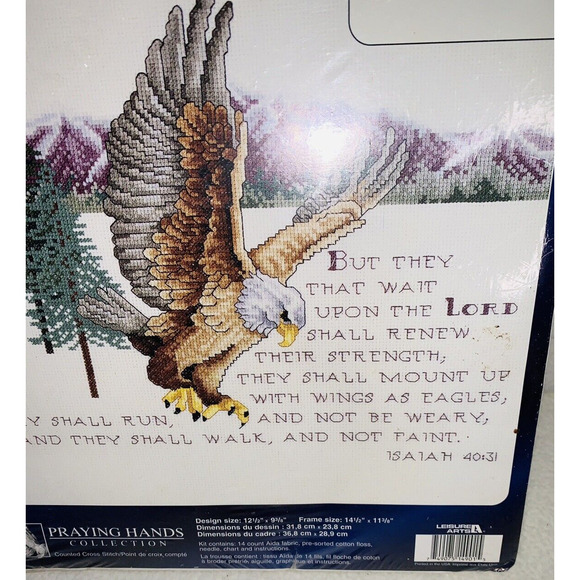 Designs For The Needle Eagle ISAIAH 40:31 #114901 Counted Cross Stitch Kit New - Picture 5 of 11